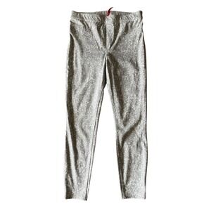 Spanx Grey Print High Waisted Pull On Ponte Pants Stretch Career‎ Casual Siza L